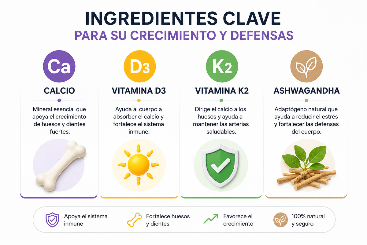 TruHeight — Gomitas de Crecimiento