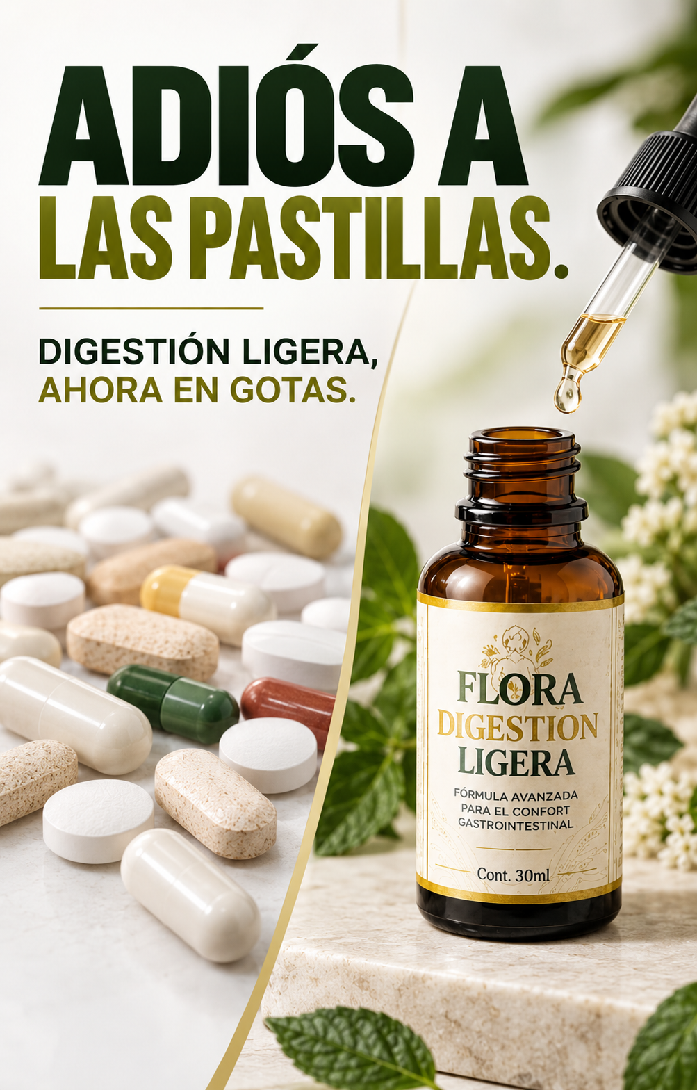 Gotas Flora — Digestión Ligera