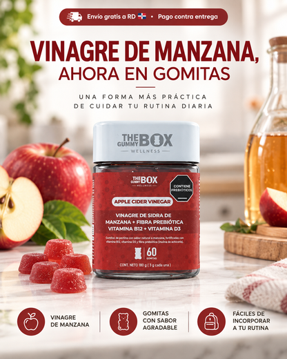 Gomitas de vinagre de sidra de manzana
