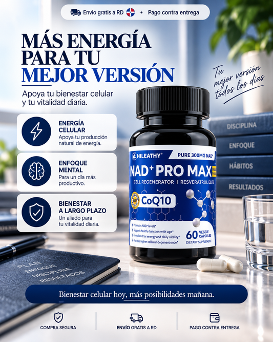 Suplemento de regeneración celular - NAD+ Pro Max