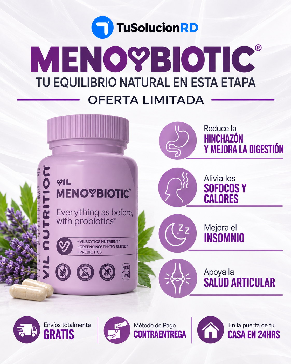Vil MenoYbiotic - Menopausia con Probióticos