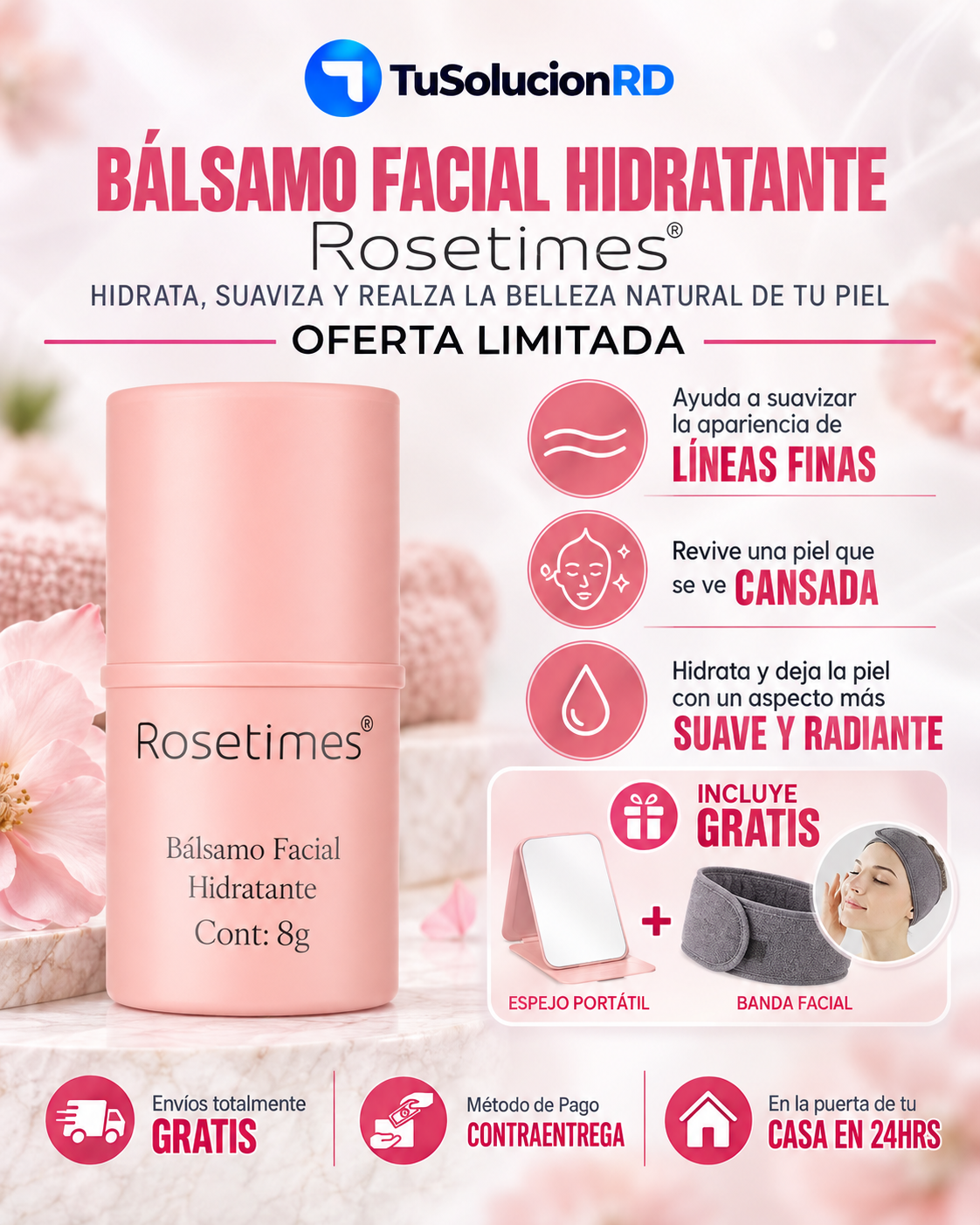Rosetimes - Bálsamo Facial Hidratante