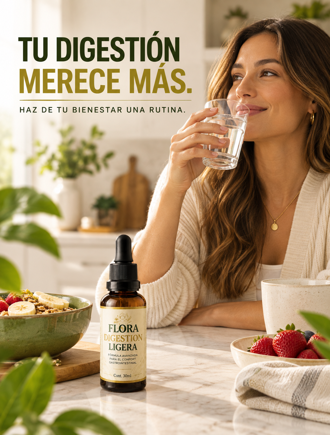 Gotas Flora — Digestión Ligera