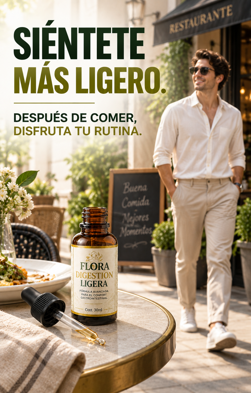 Gotas Flora — Digestión Ligera