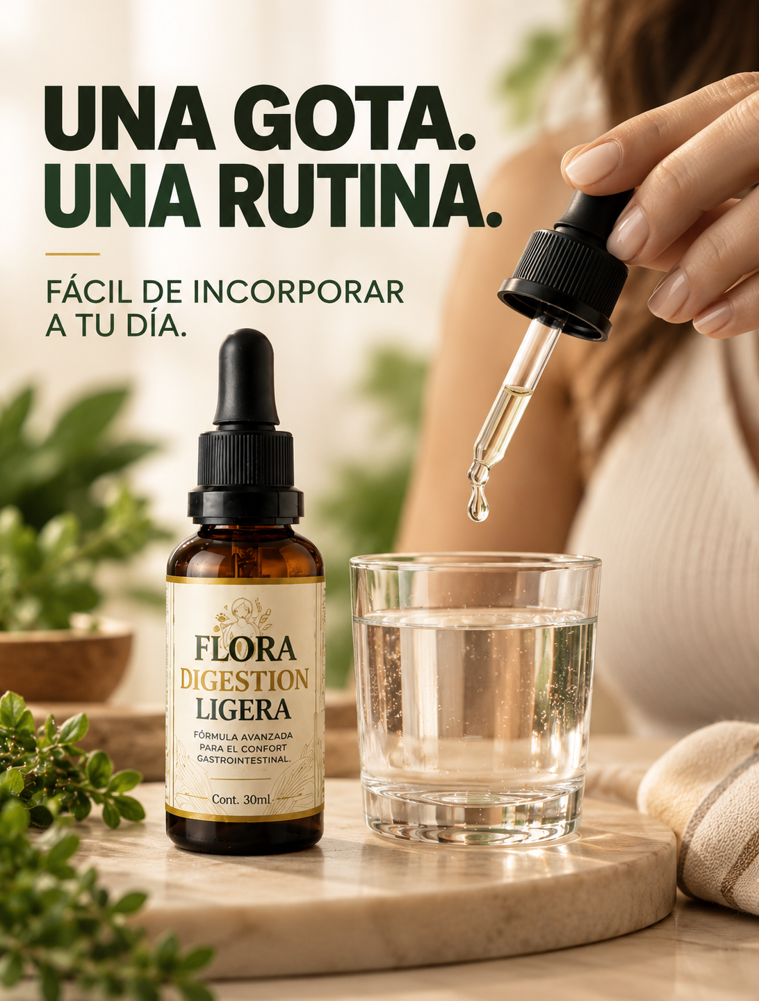 Gotas Flora — Digestión Ligera