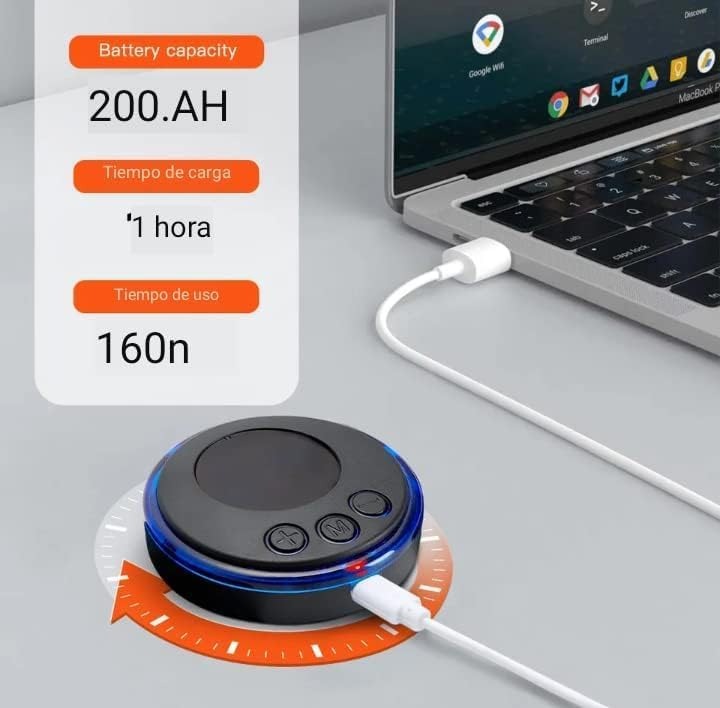 Alivio Muscular al Instante, Donde lo Necesites · Mini Masajeador Eléctrico